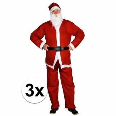 3x goedkoop santa run kerstmanoutfit