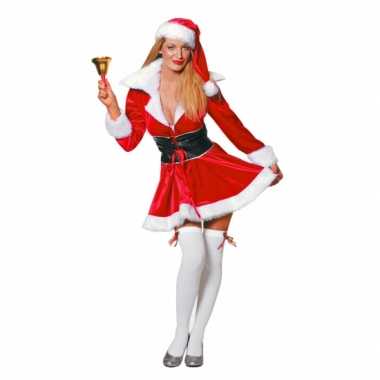 Fluweel kerst jurkje voor dames