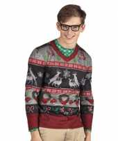 Verkleed t shirt kerst outfit heren
